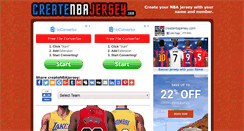 Desktop Screenshot of createnbajersey.com